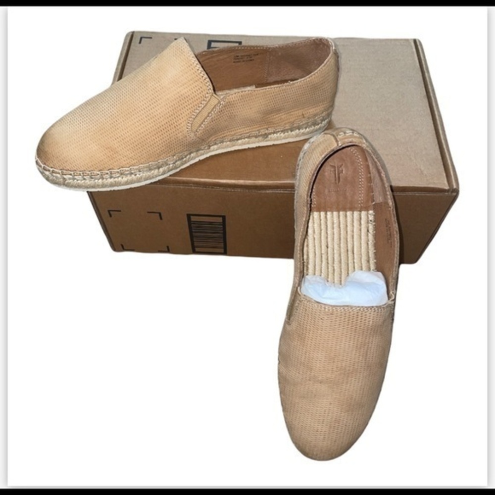 Frye Womens Isbel Tan Espadrilles